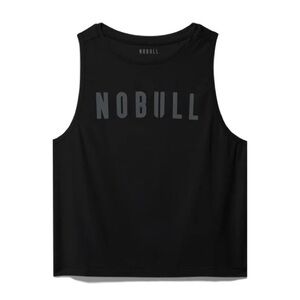 NOBULL Charcoal Logo Black Tank
